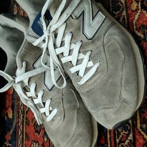 New Balance 594 destroyed size 10 grey/white